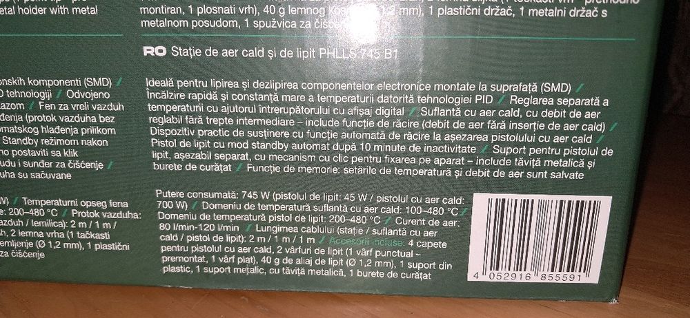 Statie de lipit 2 in 1 Parkside