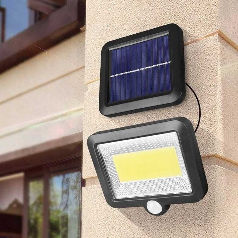 Соларна LED лампа,3 режима,сензор за движение за къмпинг,градина,дома