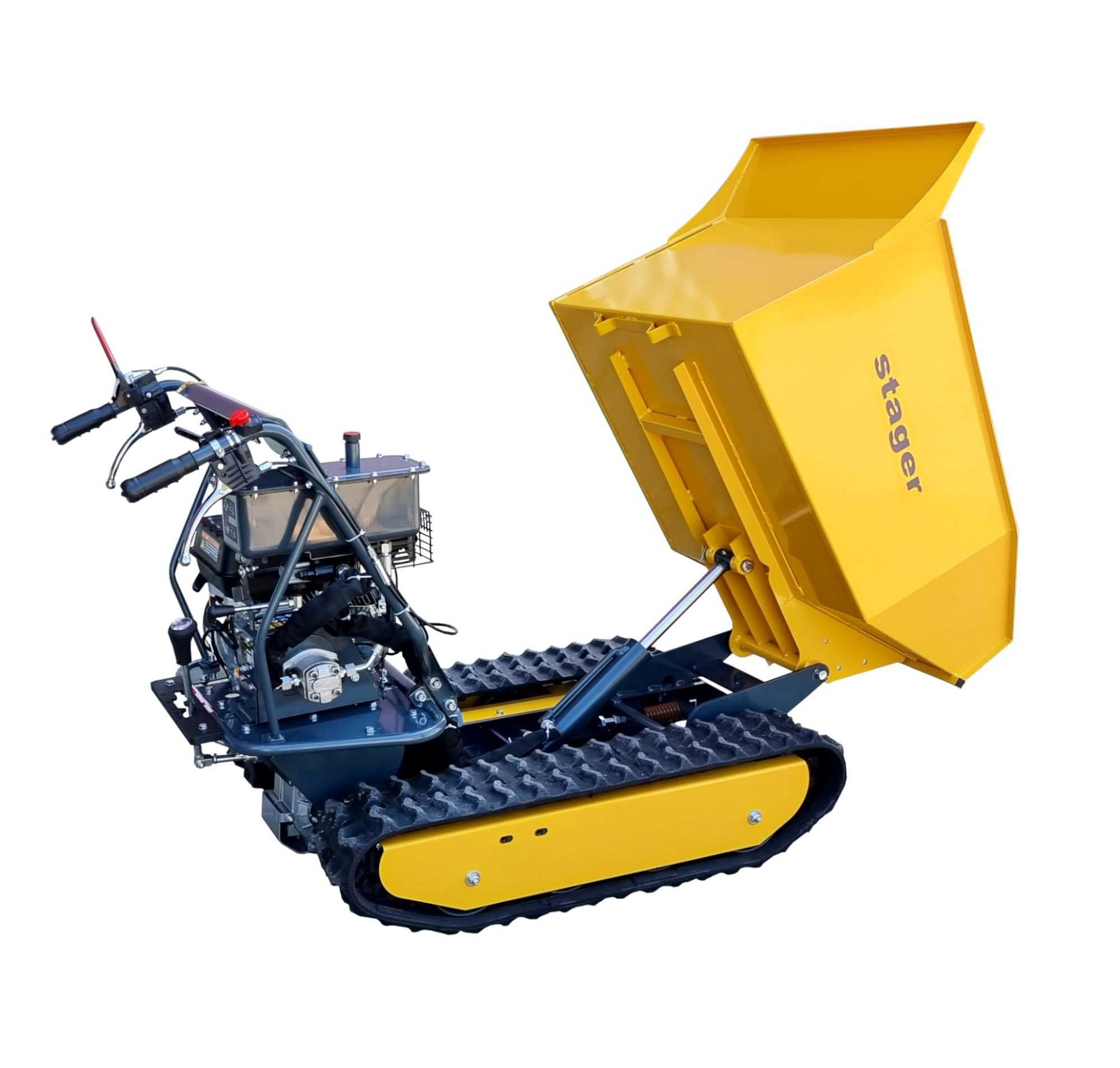 Mini-dumper Stager RMT500S 500 kg 6.5 CP, senile, basculare hidraulica