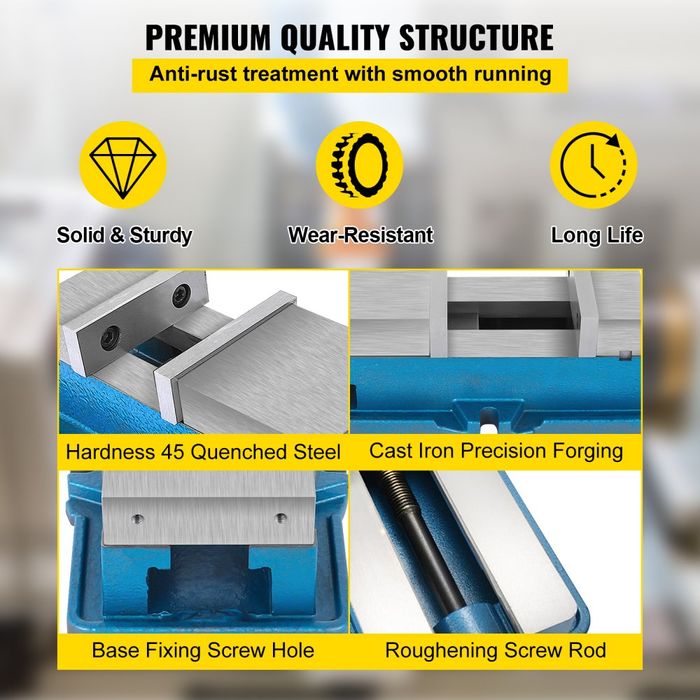 Menghină Super-Lock 125mm pentru CNC, 24KN