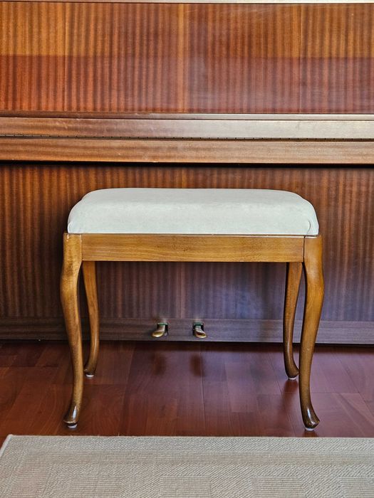 Scaun pentru pian, lemn masiv