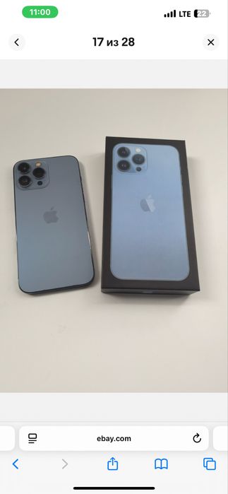 Iphone 13 pro max 128gb blue