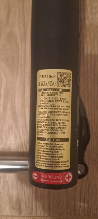 Furca MTB Suntour Raidon Air 32 LOR-DS Boost, 29″