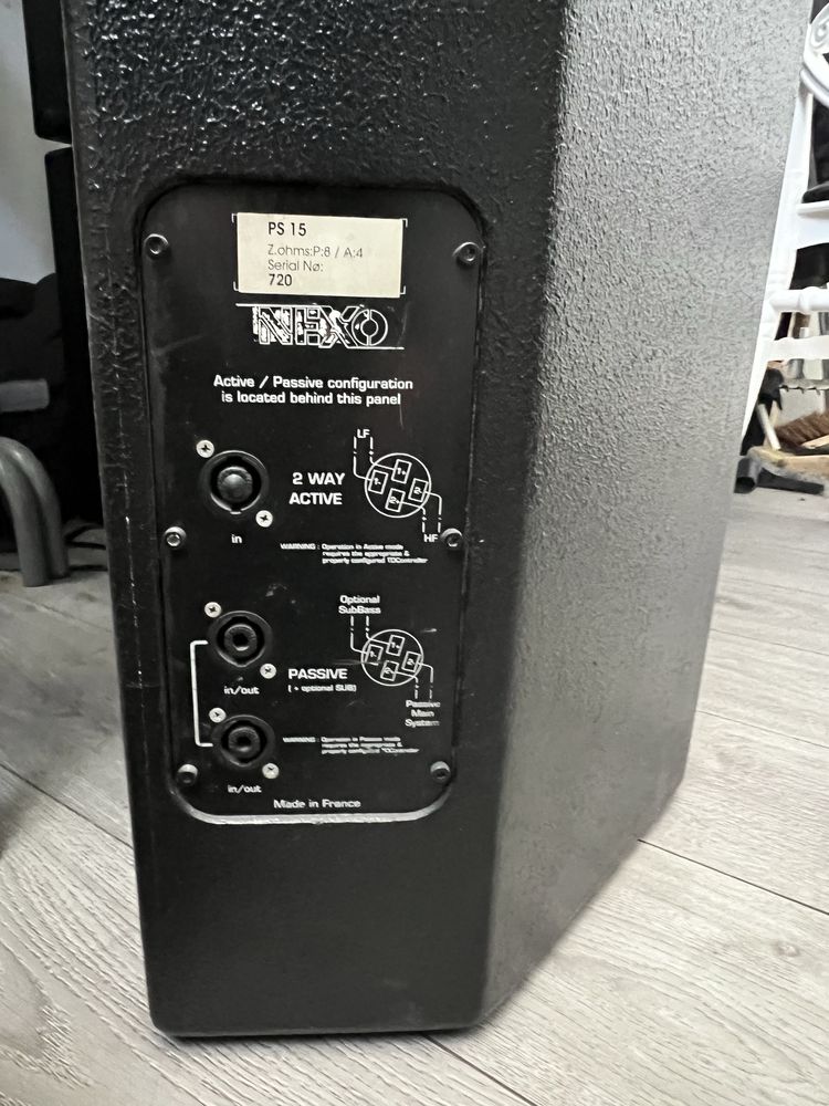 Vand sistem Nexo , Ps15 , LS18 , procesor nexo DTD-TU