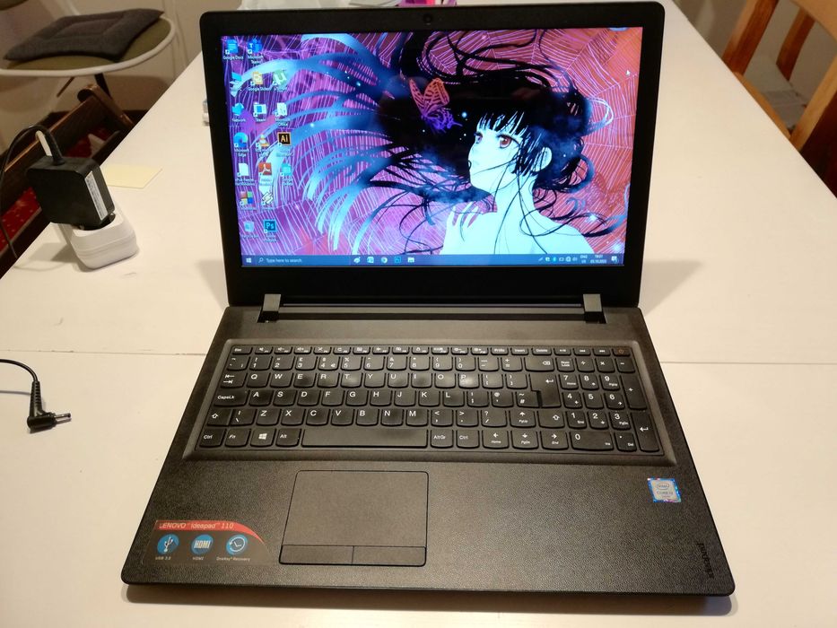 Laptop Lenovo model Ideapad 110-15ISK / 80UD - stare f.buna