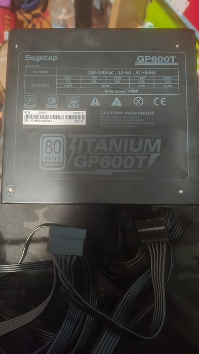 Sursa Segotep GP600T, 80+ Titanium, 500W