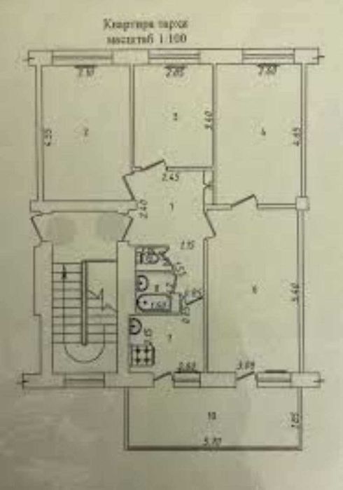 Продаётся 4-х комнатная квартира /3/4 . Ориентир: Ц-5 .