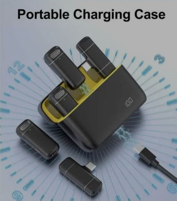 Microfon lavalieră wireless dual