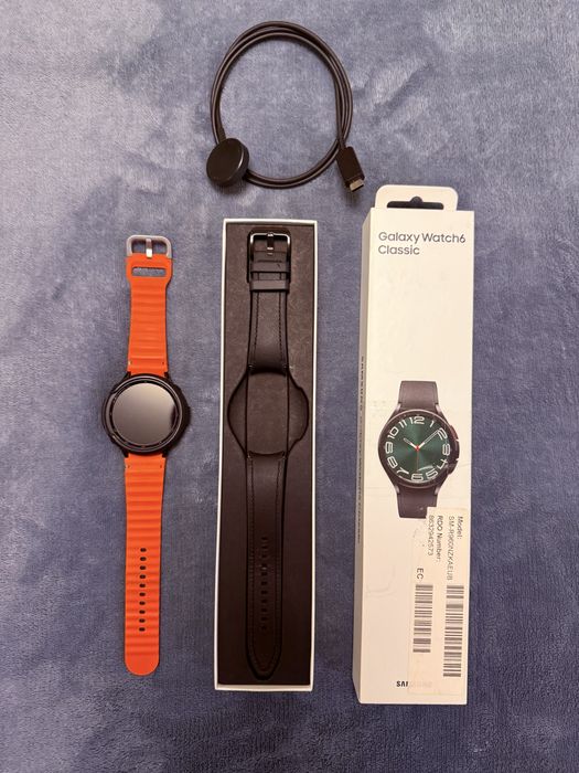 Smartwatch Samsung Galaxy Watch6 Classic 47mm LTE, Negru