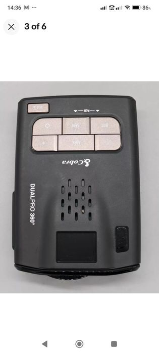 Detector radar Cobra DualPro 360 in cutie sageti oled color