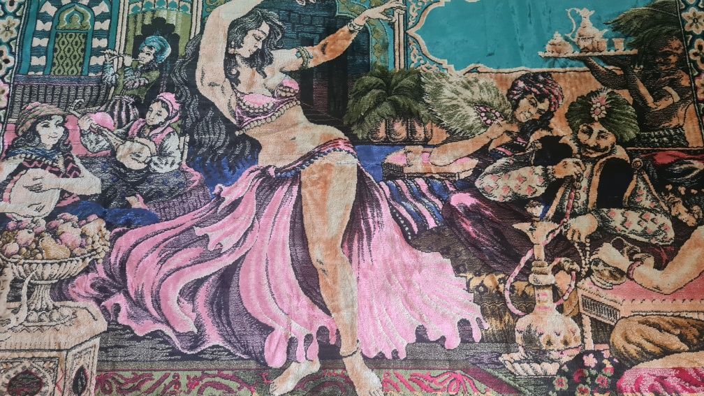 Vand carpetă originală ,Dansatoarea.,răpirea din serai.