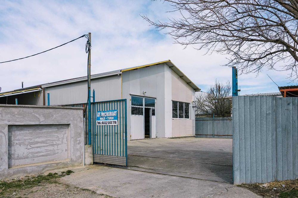 Ofer spre închiriere hală de 160 m²+ curte de 180 m²