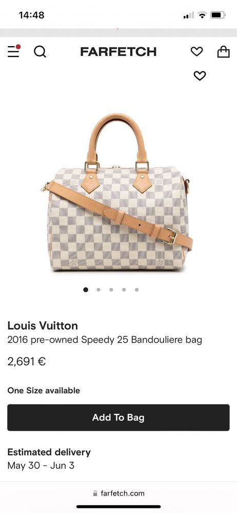 Geanta Louis Vuitton Speedy 25 2006