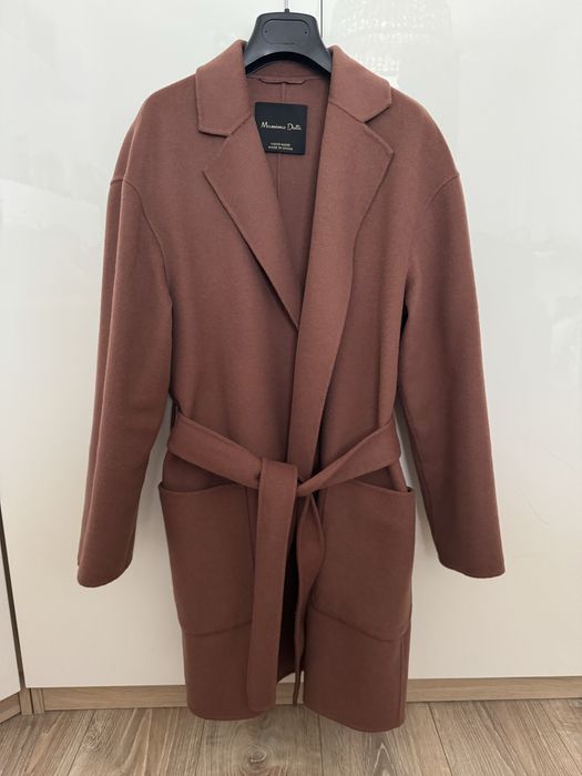 Вълнено палто Massimo Dutti