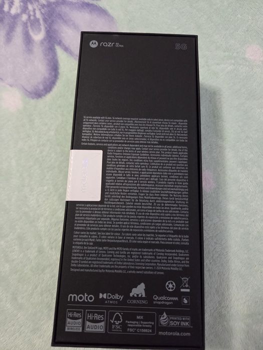 Motorola Razr 50 Ultra, 5G, 512 GB, Midnight blue