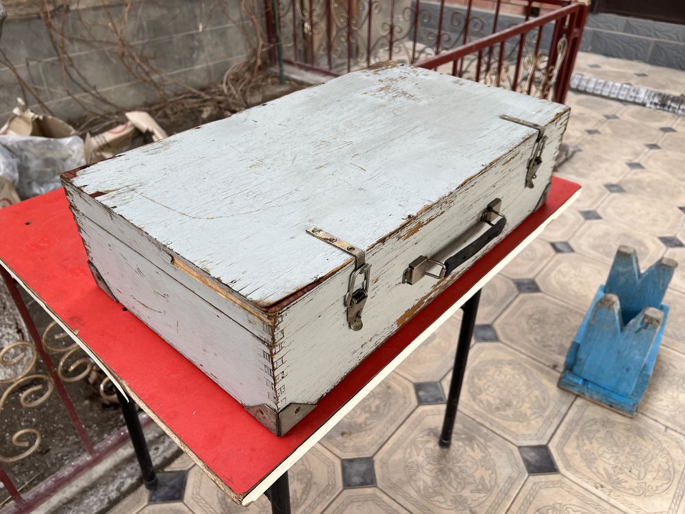Ящик чемодан деревянный для инструментов