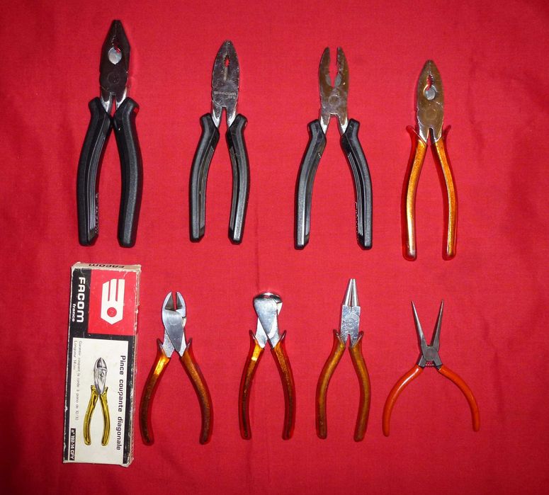Изключителни NOS New-Old-Stock колекция Facom Клещи от 1979-1980г.