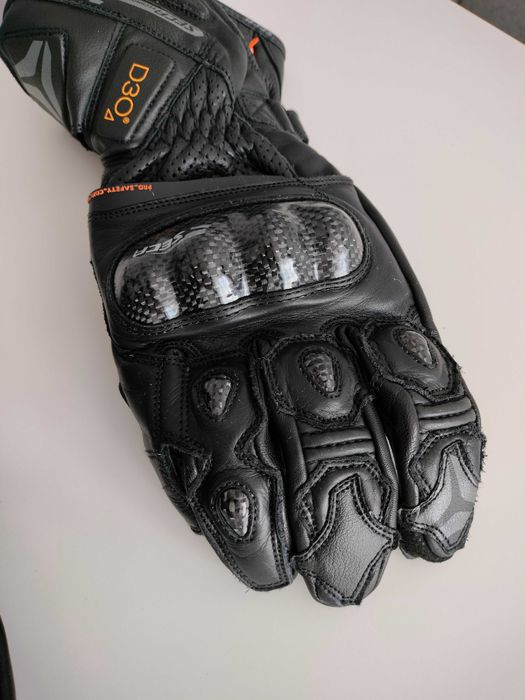 Vand manusi moto piele lungi racing SECA trackday, 2XL