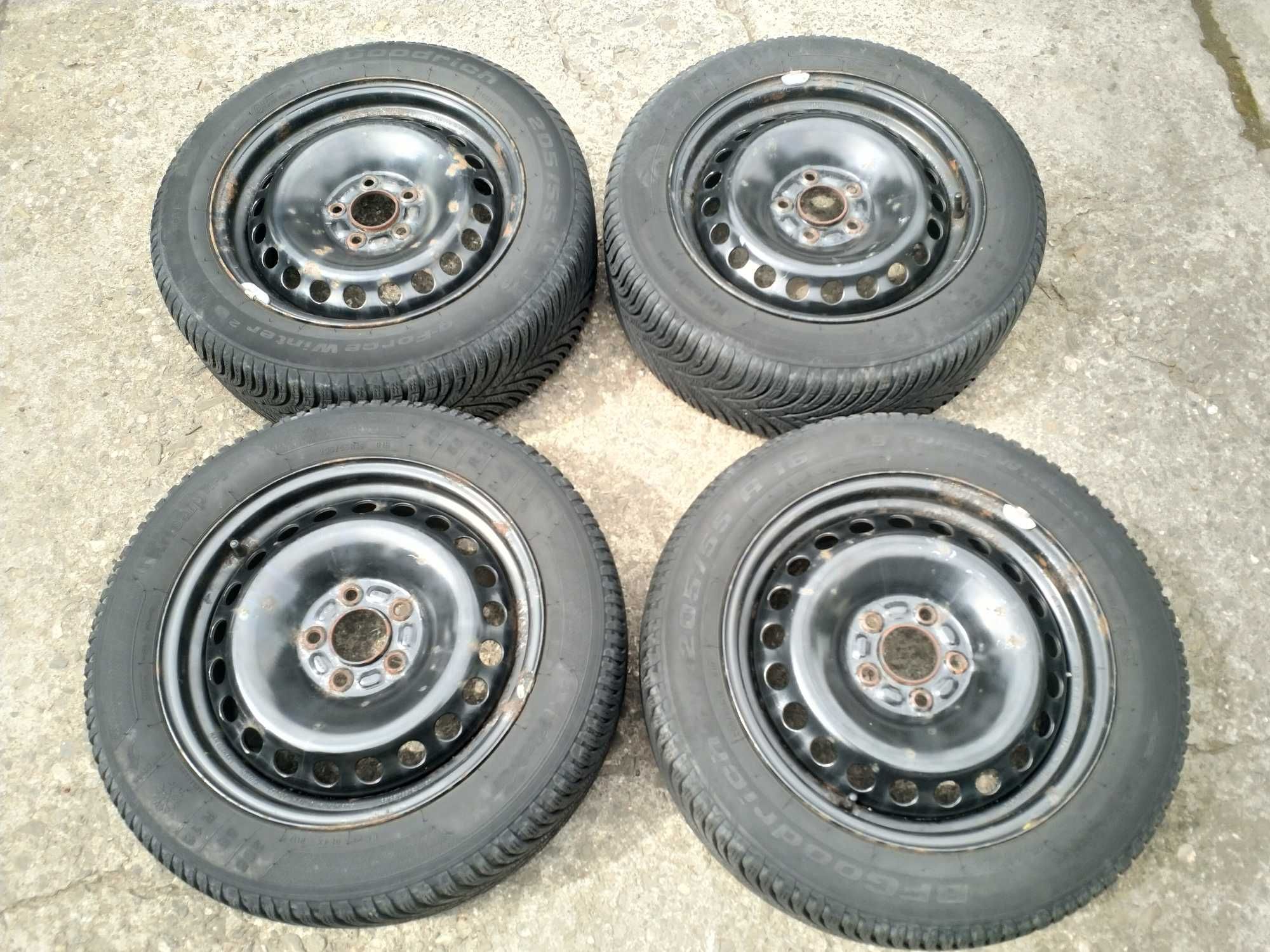 Roti jante FORD anvelope 205 55 16  iarna 6mm FORD FOCUS,MONDEO,C-MAX
