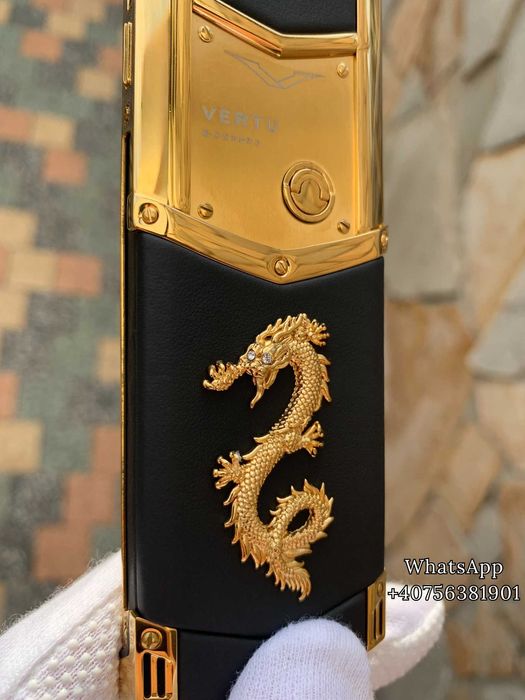 Vertu Signature S - Dragon - Gold, Garanție, Absolut nou!