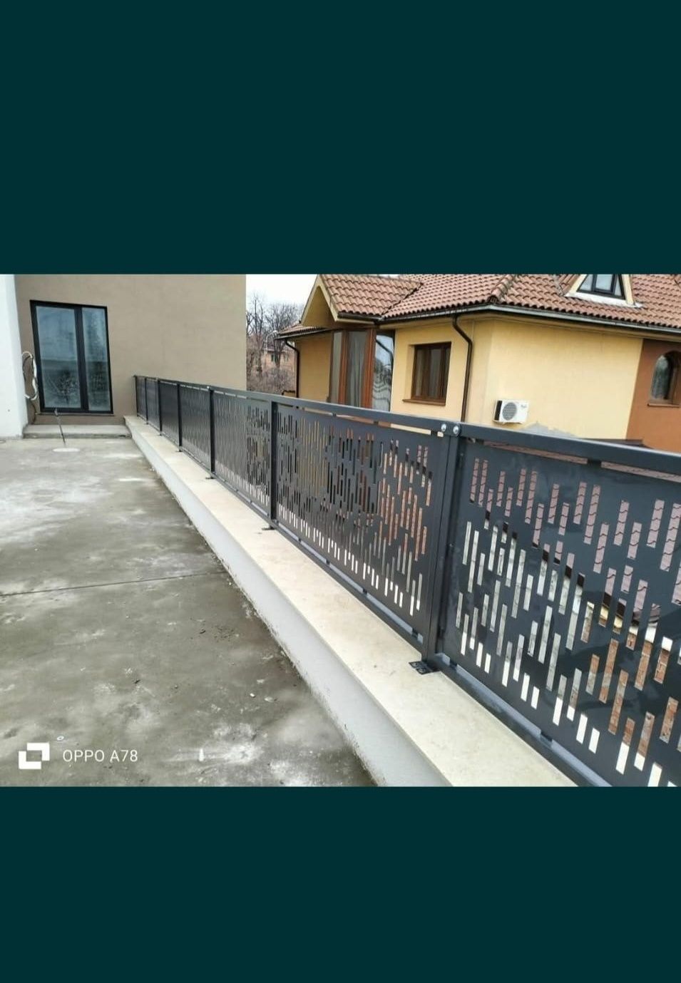 Balustrade din tablă decupata
