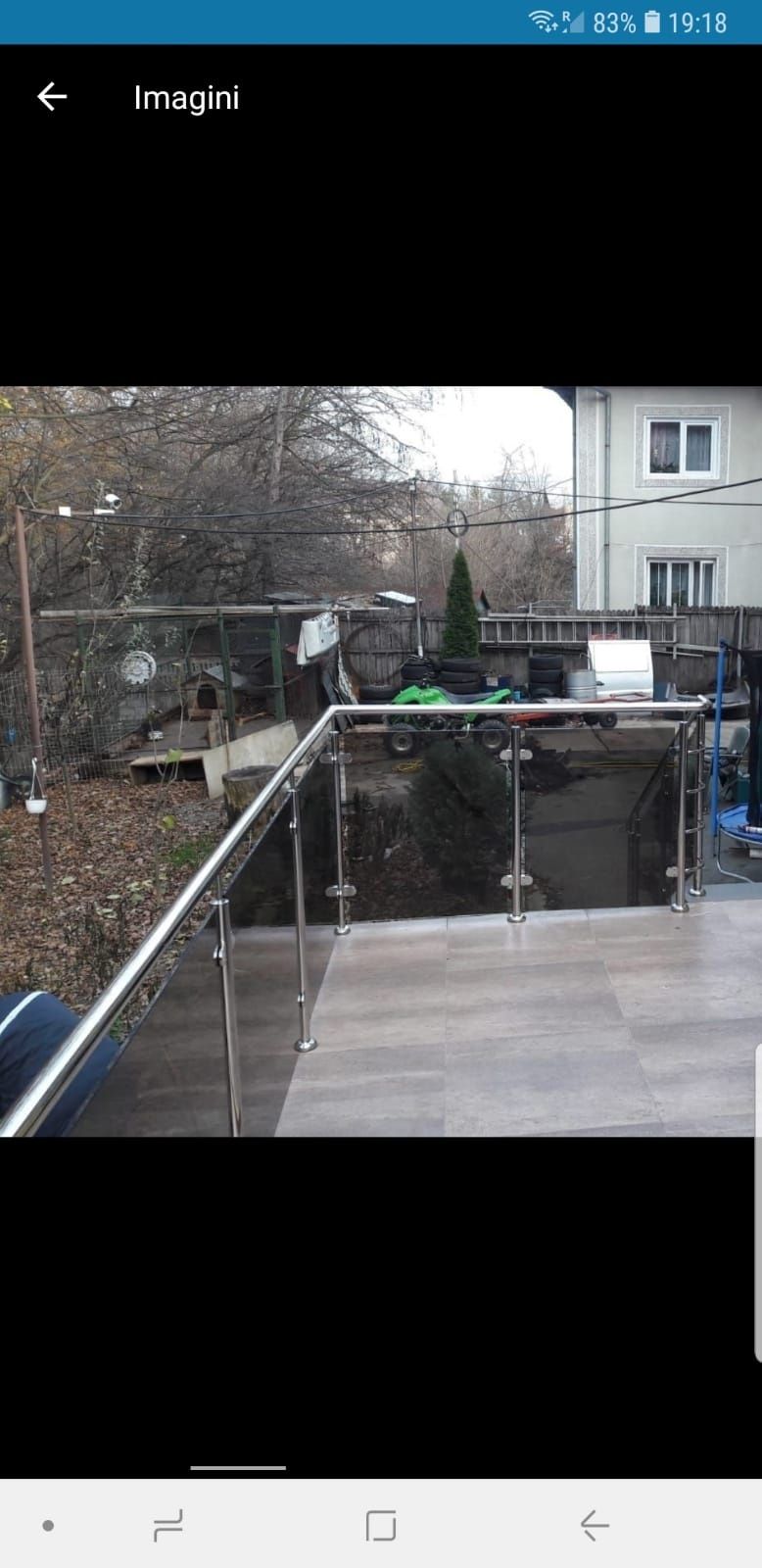 Balustrade din inox