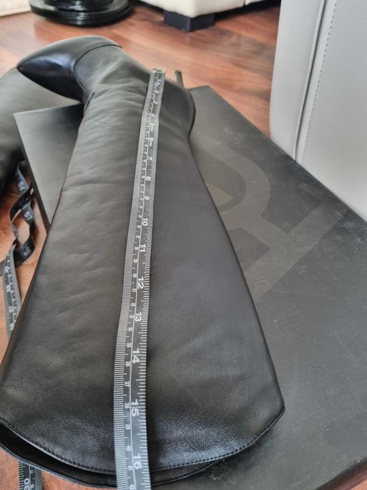 Cizme lungi din piele