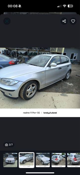 Piese cutie grup cardan ventilator jante alternator jug  BMW e87 1.6