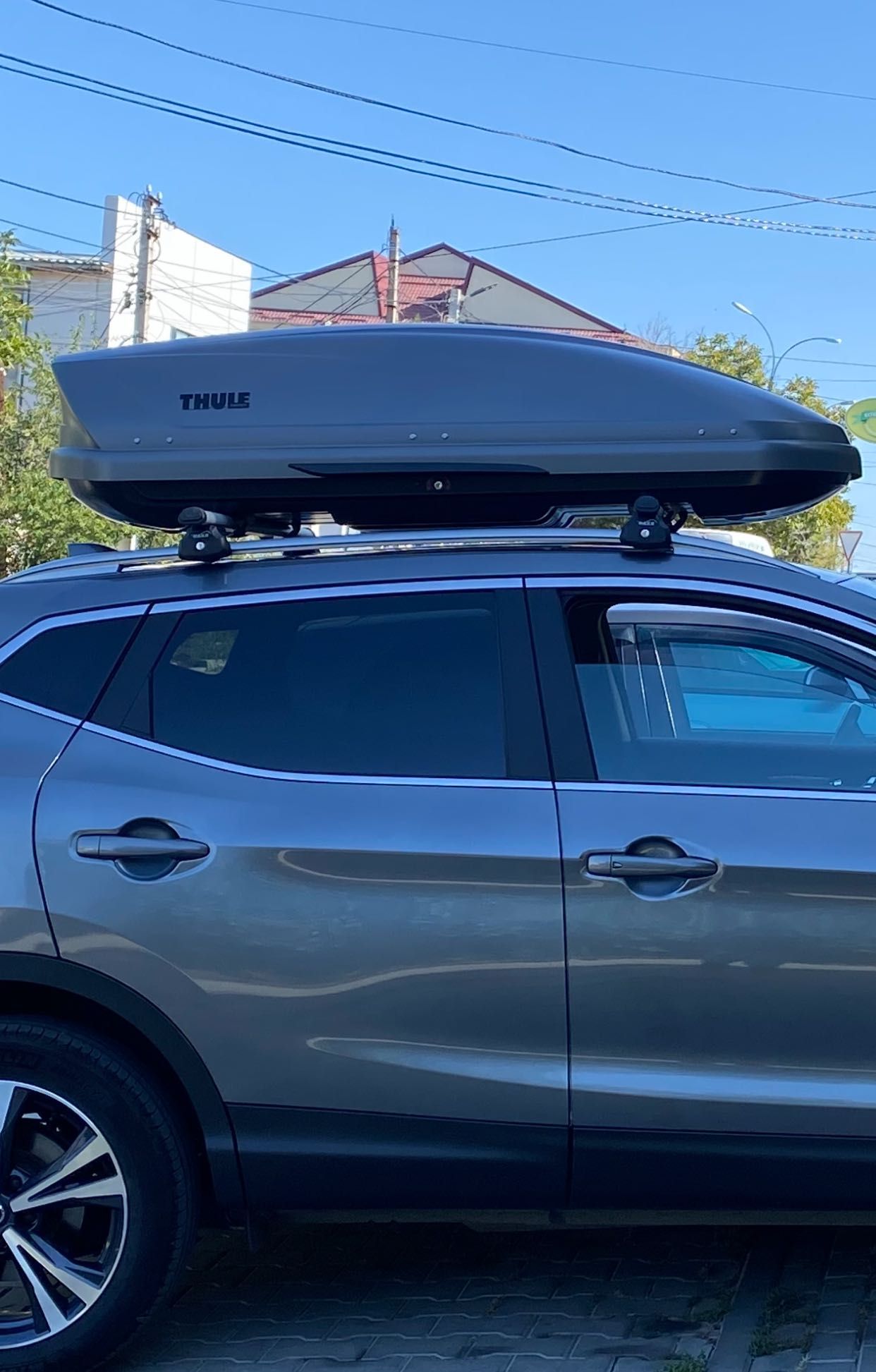Автобокс Thule със 2 напречни греди