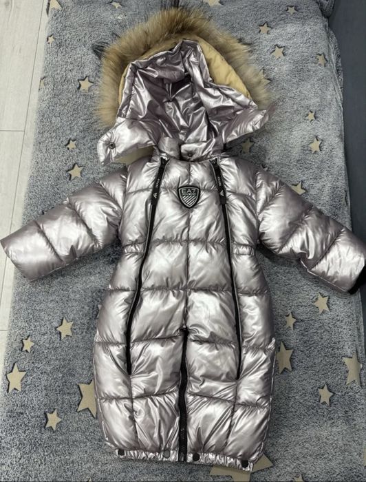 Детский теплый зимний комбензон