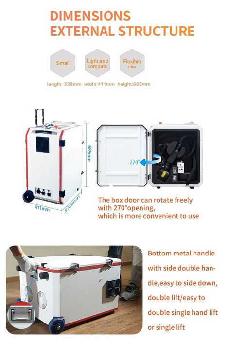 Висококачествен Пулсиращ лазер за Почистване 50W   LVC1