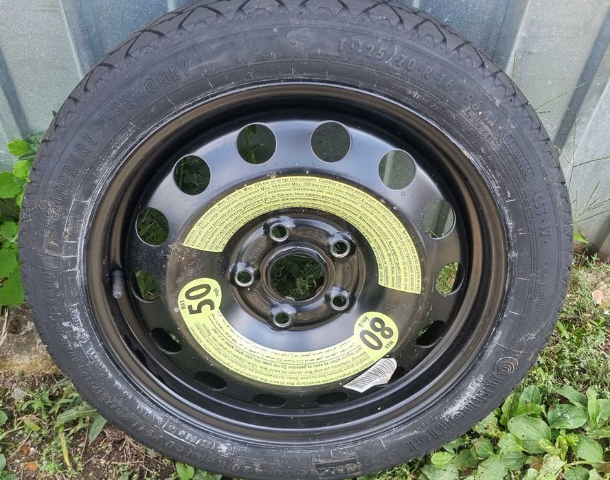 roata de rezerva slim originala vw golf 5, vw golf 6 vw touran 16 zoll