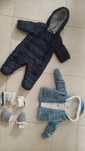 Oricare salopeta combinezon palton cizme bebe 0-3 luni 62 15 16 18 19