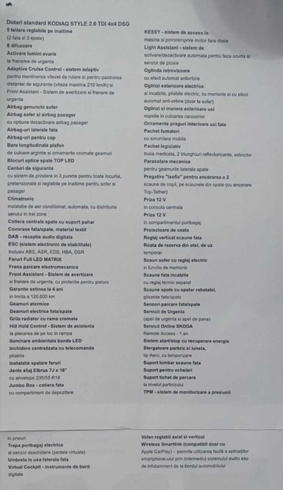 Skoda Kodiaq RS 2.0 4x4TSI DSG (NS76UZ03)