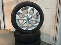 Roti cu anvelope vara 15 4x100 Originale Nissan Micra