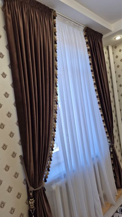 Шторы и тюль.