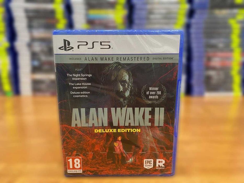 НОВЫЙ** Alan Wake 2 Deluxe Edition+Alan Remastered PS5/ Алан Уэйк Пс5