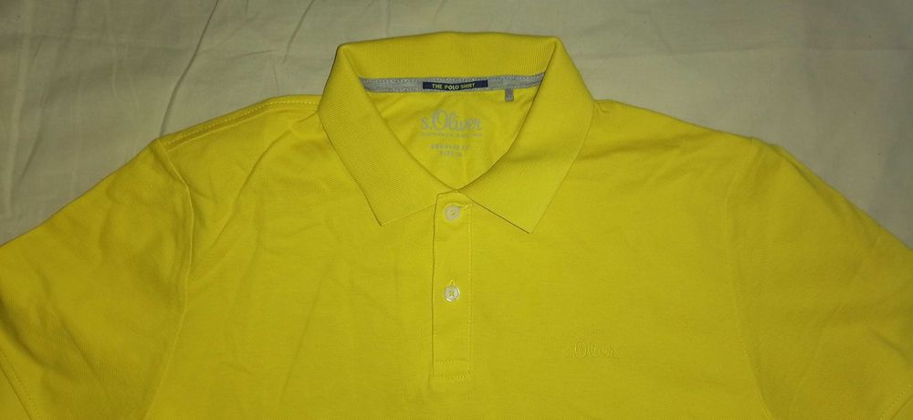Tricou polo galben S. Oliver, marimea M