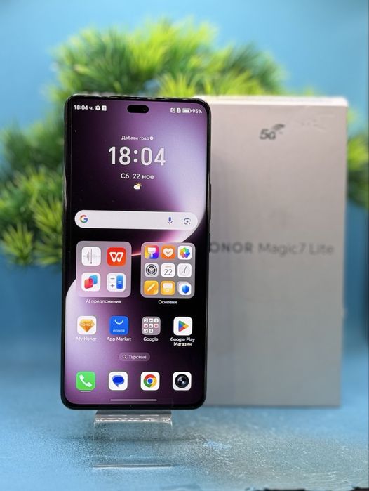 HONOR Magic7 Lite, 8GB RAM, 256GB, Titanium Black