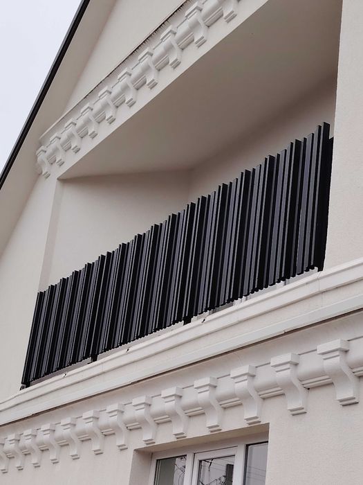 Balustrade din aluminiu ușoare și rezistente.