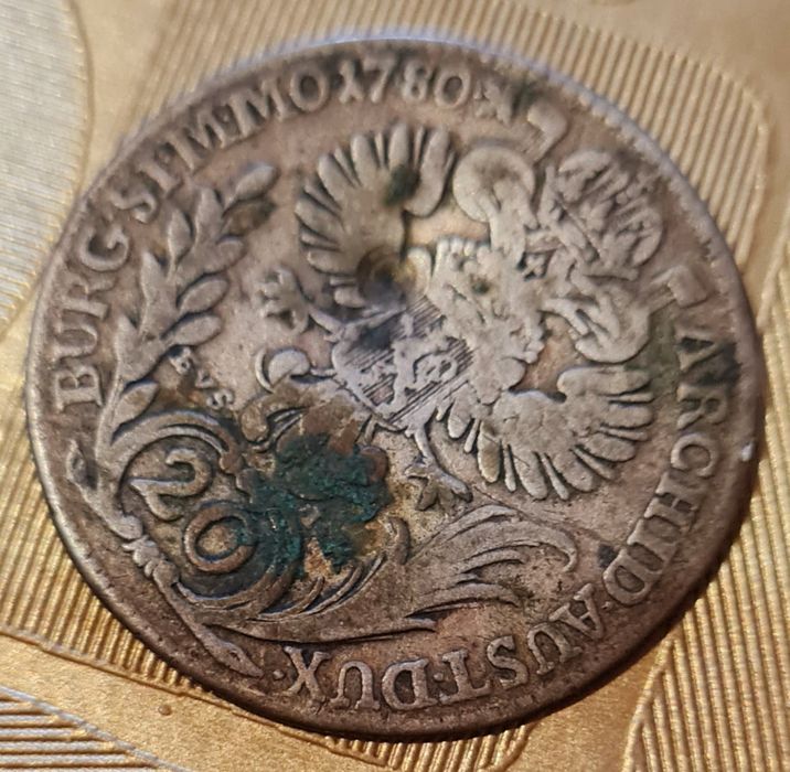 Monedă veche din anul 1780