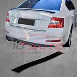 Спойлер лип за багажник Skoda Octavia, черен гланц, шкода тунинг