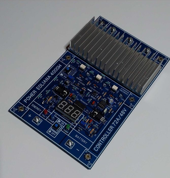 Regulator Eoliana  24 V  - 2500 W   sau  48 V  -  4000 W.