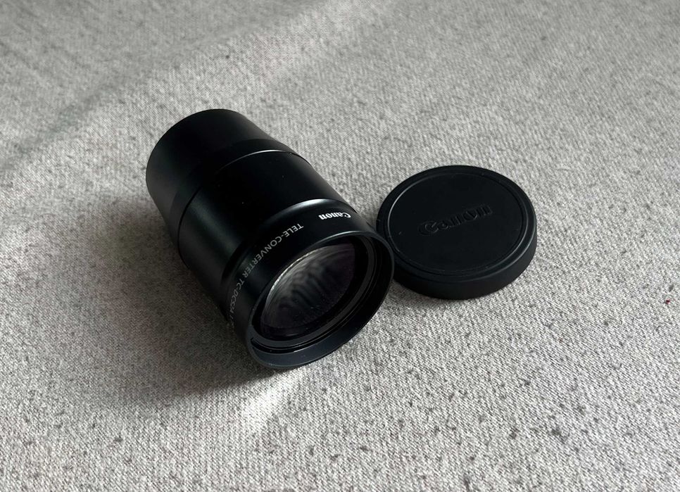 Canon Tele-converter TC-DC52A 1.75x + adaptor LA-DC52D made in Japan