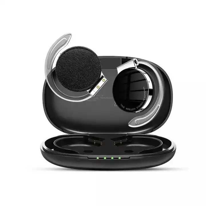 Casti Bluetooth Sport Usoare Pro-confort Microfon Negre Albe
