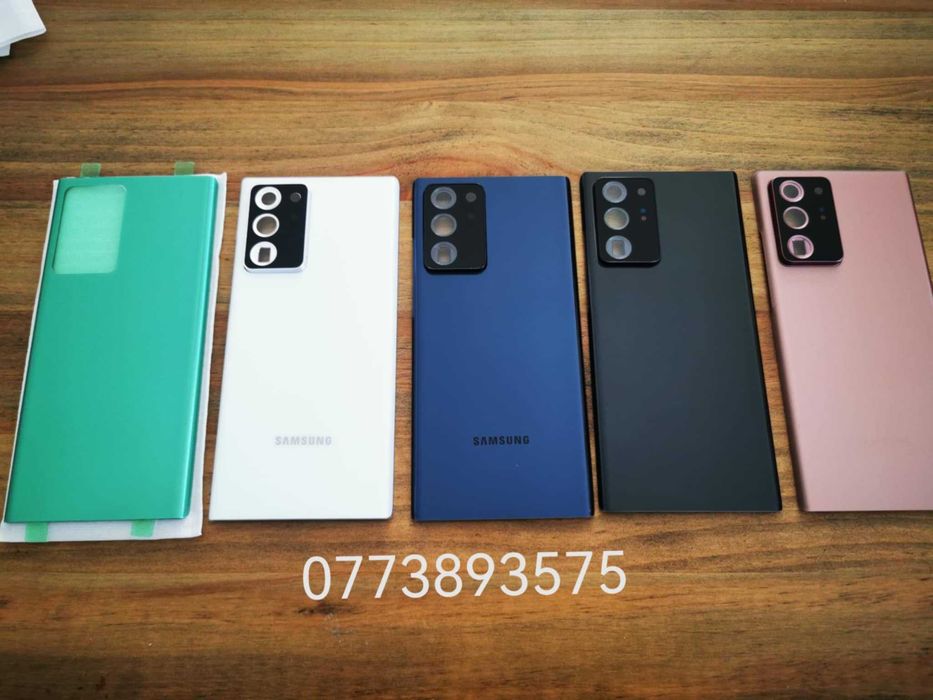 Capac spate + adeziv geam lentila camere Samsung Note 20 ULTRA