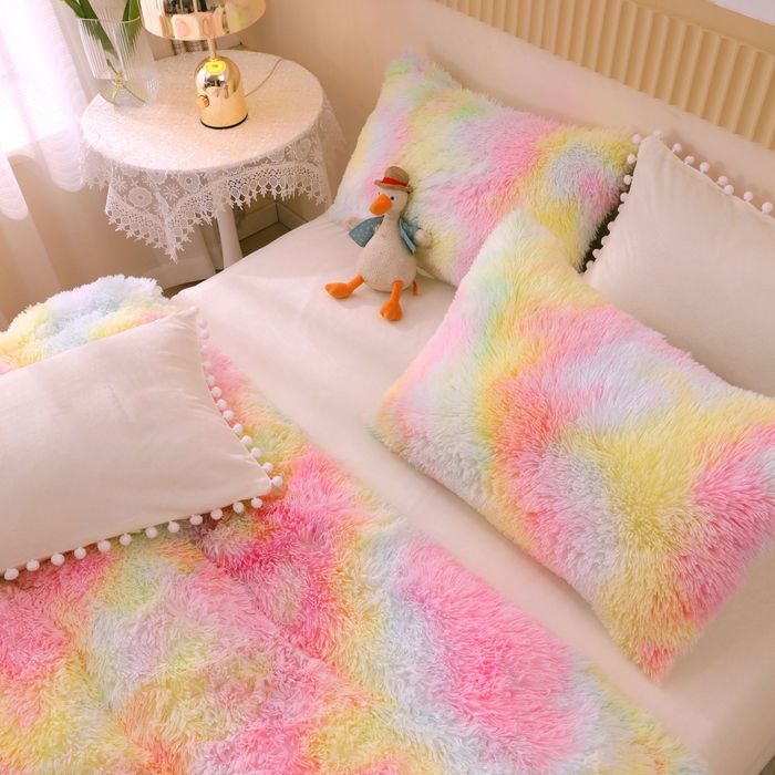 Noutati lenjerii 6piese Fluffy colorate