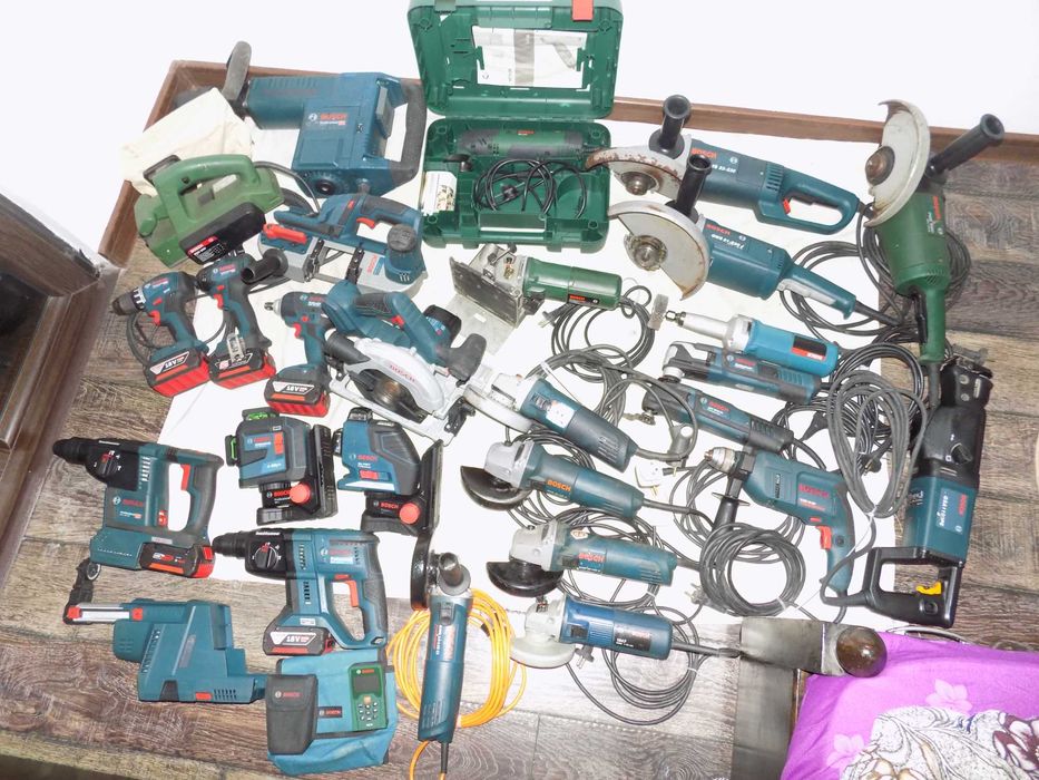 Picamer Bosch GSH 11 E, laser 3 fasciculi GLL 80-33G ,roto GBH 18V -26