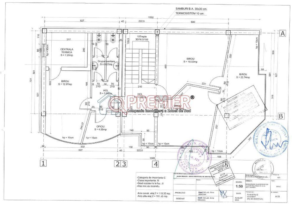 BRANCOVEANU - Budimex - 2 Cladiri 1000 mp