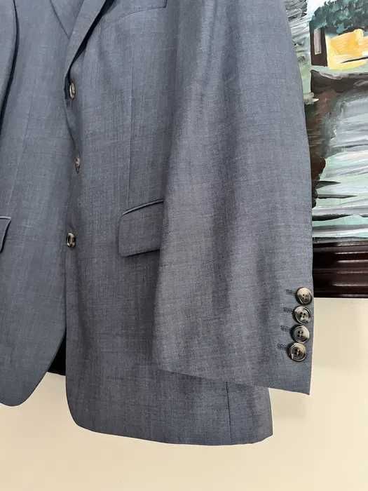 Мъжки Костюм Hugo Boss Вълна Сив Размер 54 EUR 3 копчета 05287910